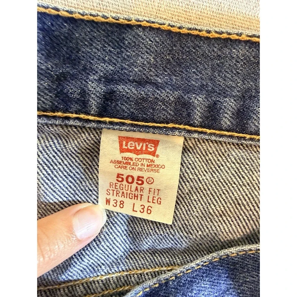 Levi's 505 Men's Jeans Size 38x36